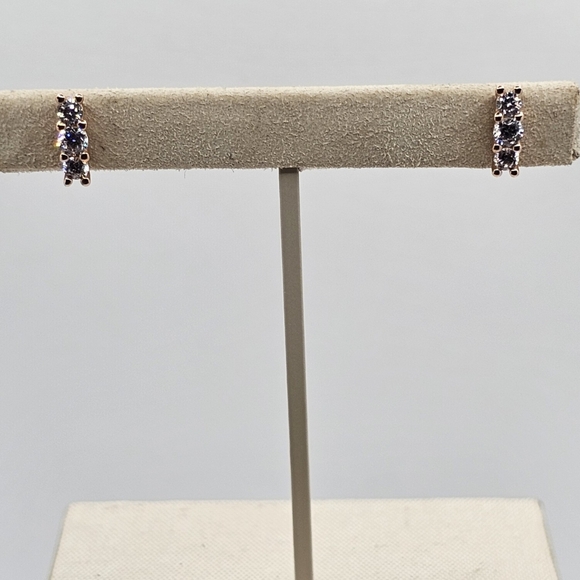 Authentic Pandora Rose Stud Earrings - Picture 4 of 6